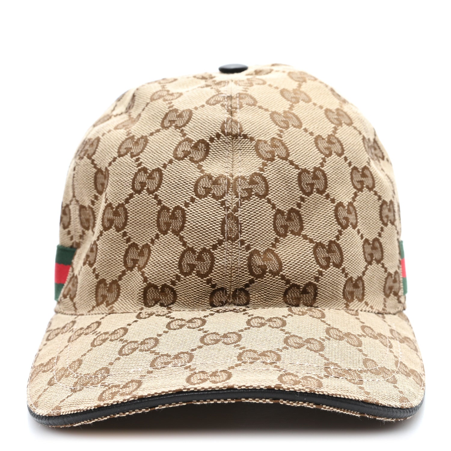 Gucci Monogram Web Baseball Hat XL Beige Cocoa 3 of 9