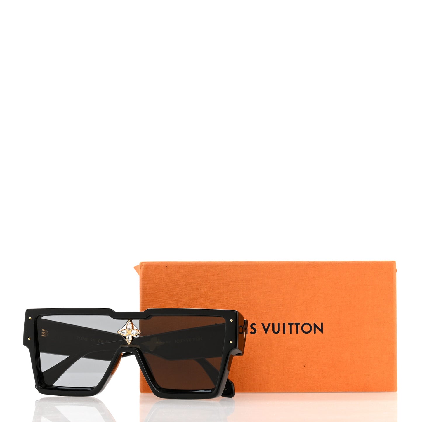 Acetate Cyclone Sunglasses Z1578E Black