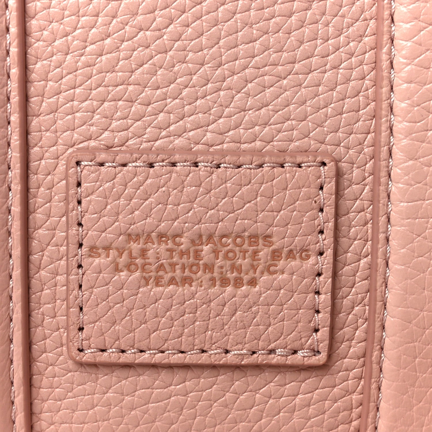 Marc Jacobs Grained Calfskin Micro The Tote Bag Rose 7 of 10