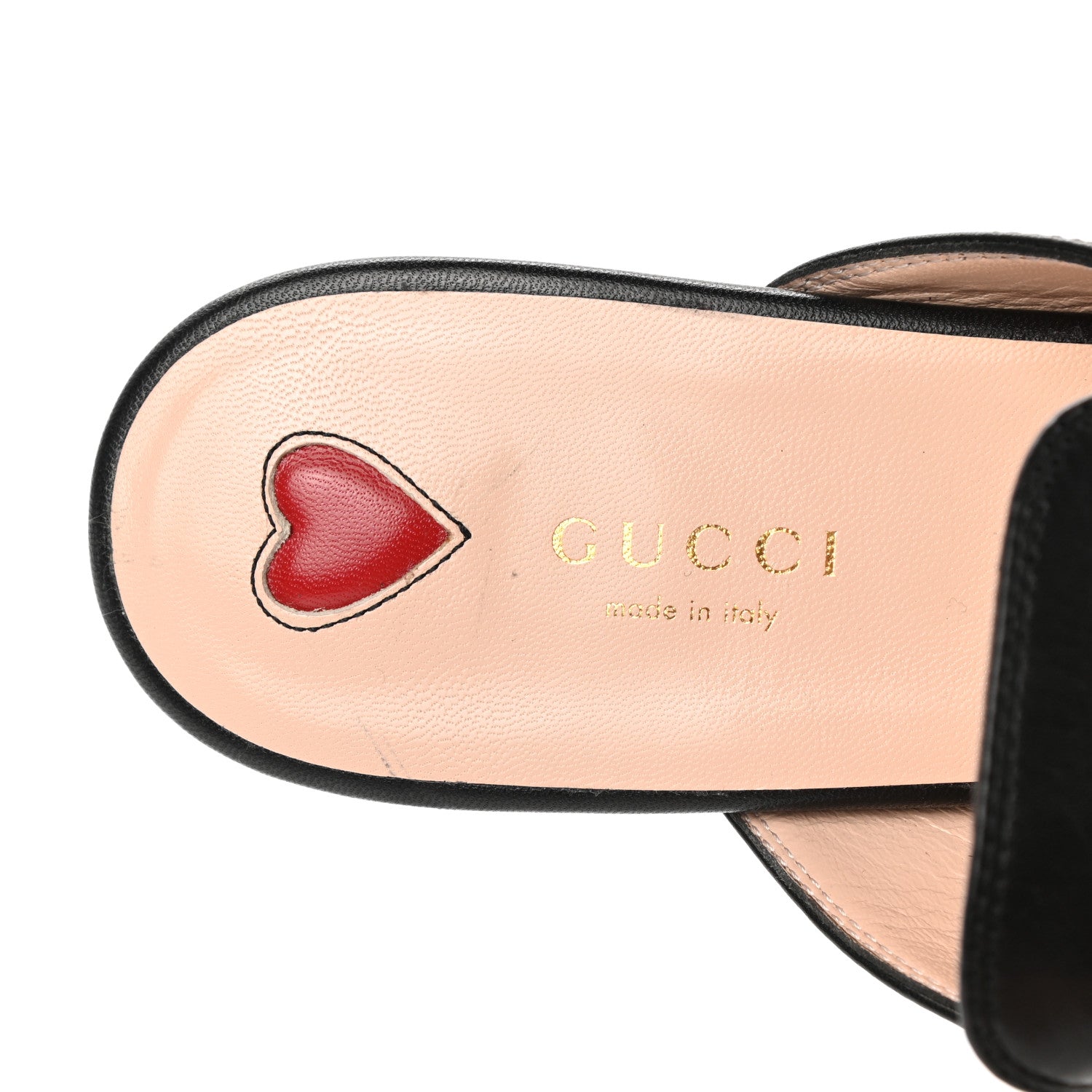 Gucci Malaga Kid Web Womens Princetown Slippers 39 Black 7 of 8