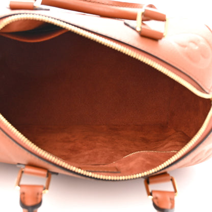 Louis Vuitton Empreinte Monogram Giant Speedy Bandouliere 25 Cognac 5 of 9