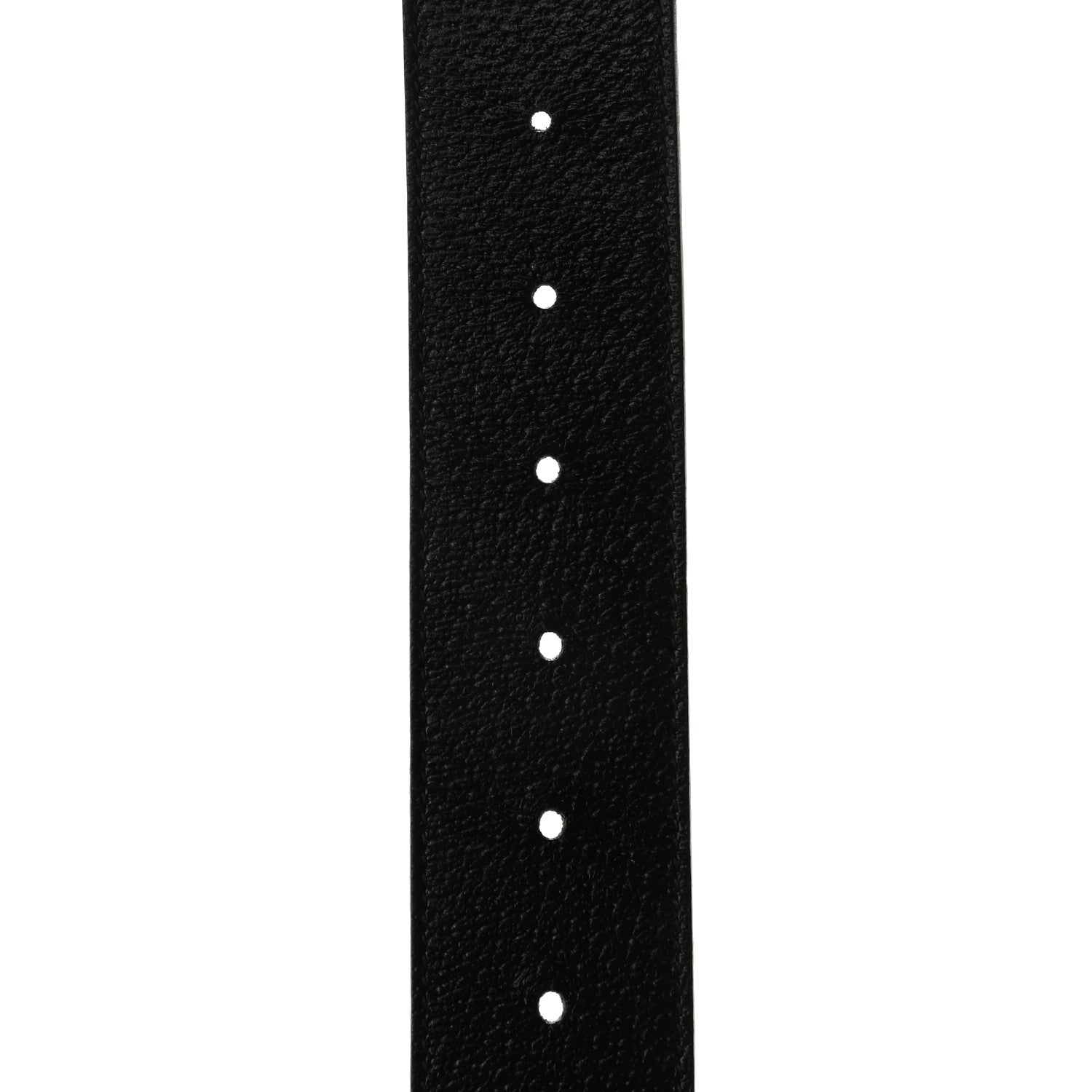 Gucci Textured Dollar Calfskin Nickel Double G 40mm Belt 85 34 Black 4 of 4