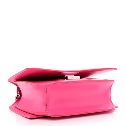 Givenchy Calfskin Bow Cut Chain Wallet Fuchsia 4 of 10