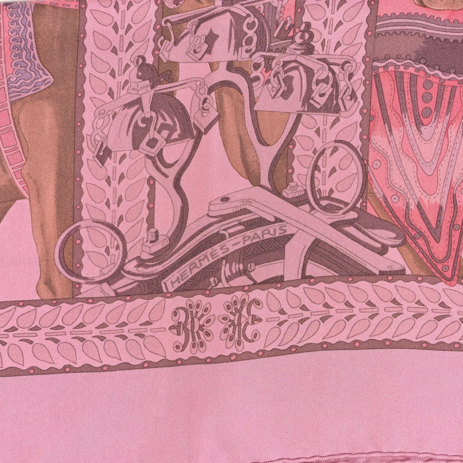 Hermes Silk Dip Dye La Danse Du Cheval Marwari Scarf 90 2 of 5