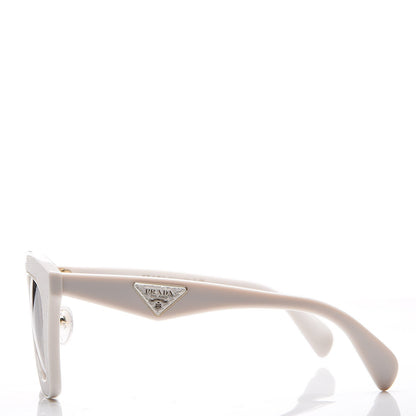 Prada Saffiano Cinema Sunglasses SPR14S White 3 of 7
