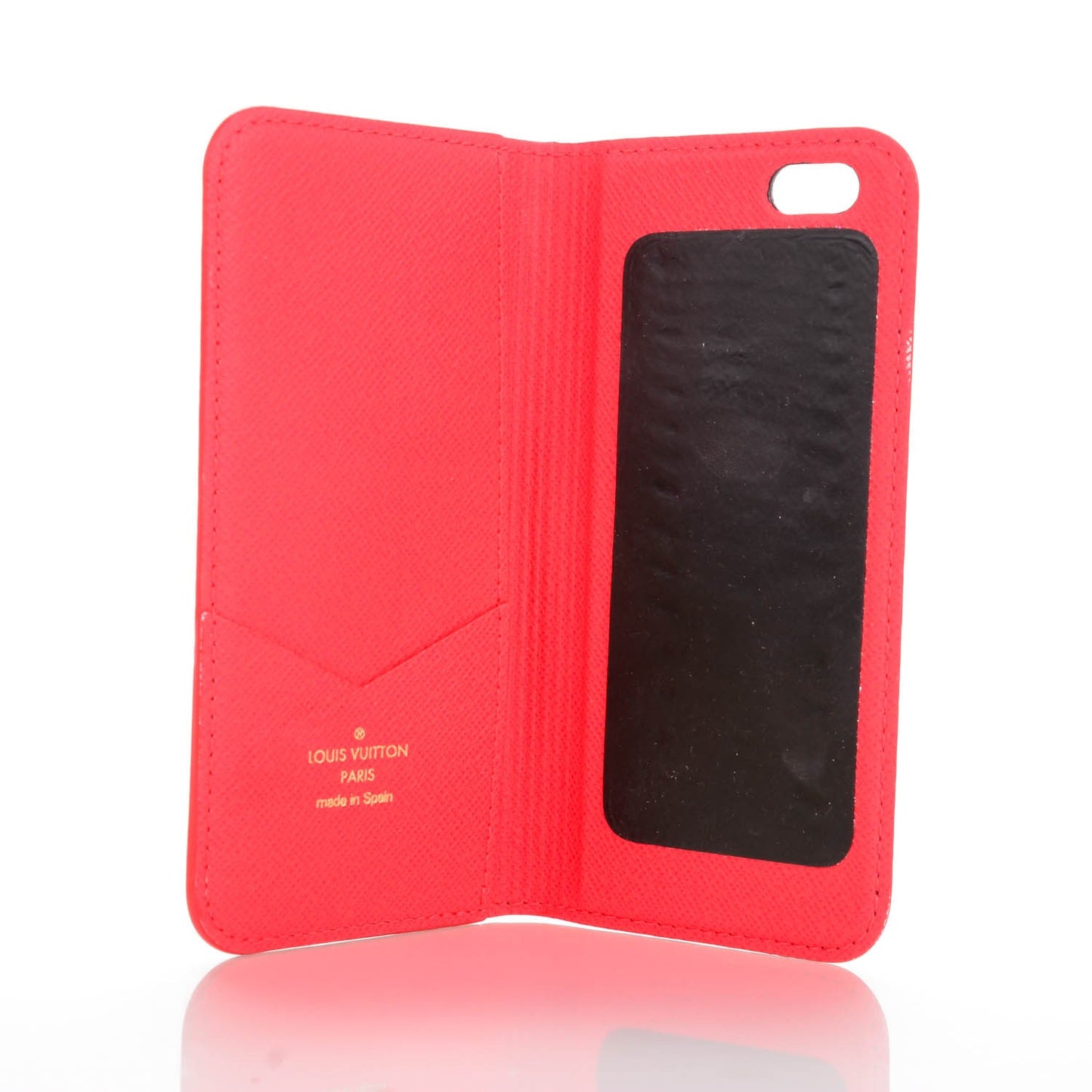 Monogram iPhone 6 Folio Case Red