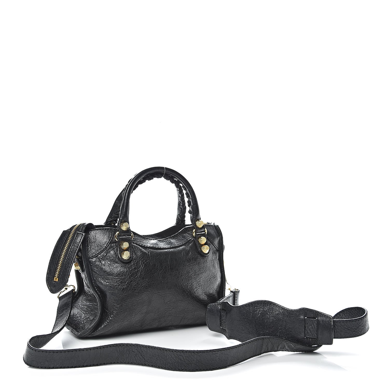 Balenciaga Agneau Giant 12 Gold Hardware Mini City Black 3 of 11