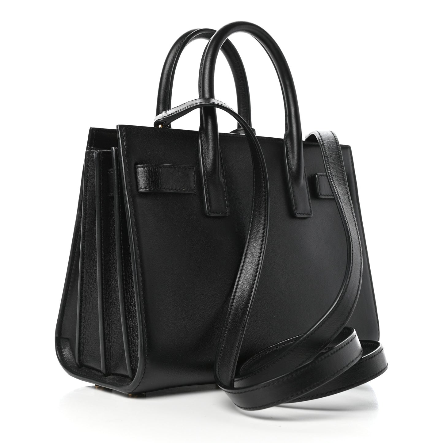 Calfskin Nano Sac De Jour Black