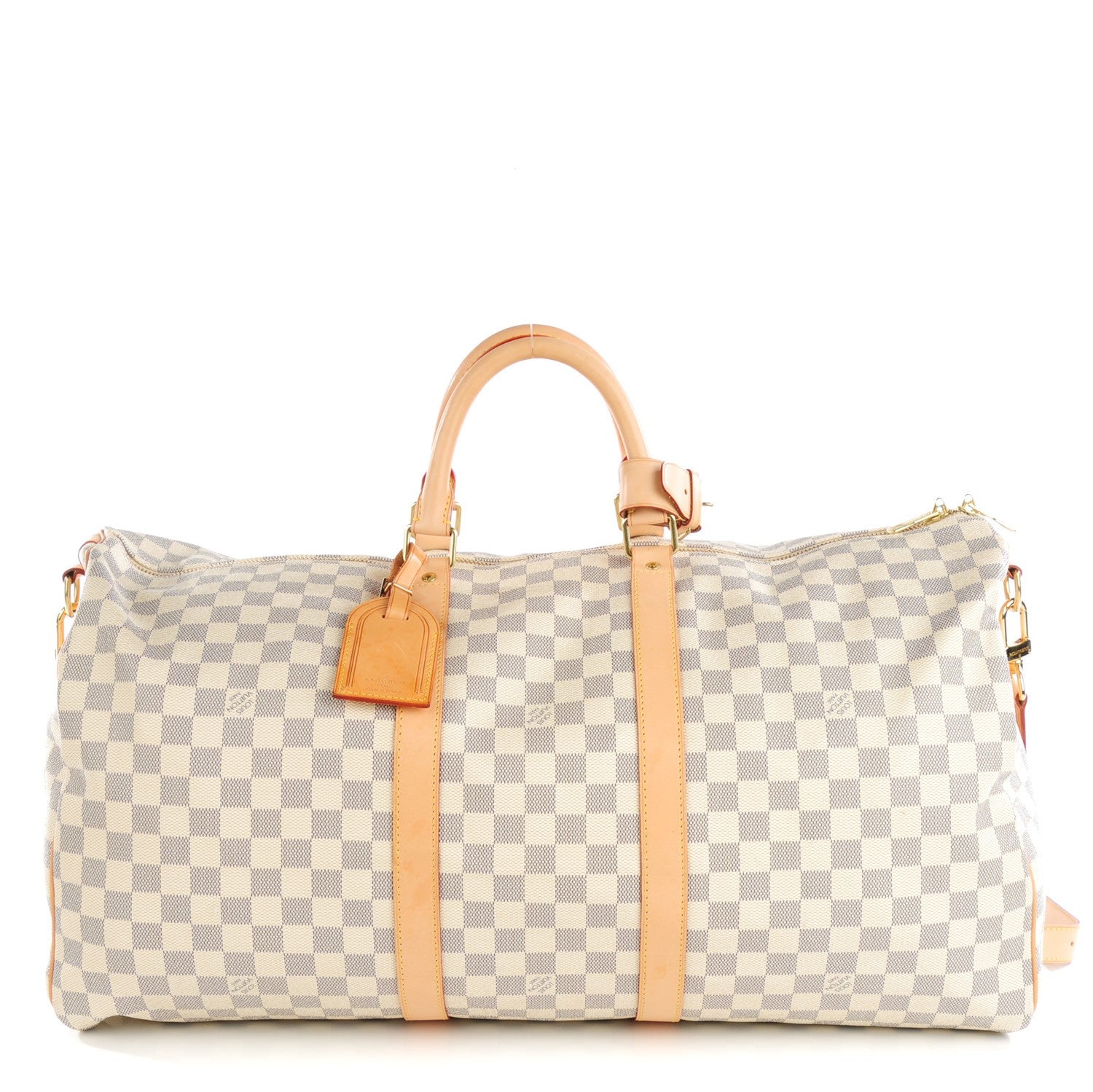 Louis Vuitton Damier Azur Keepall Bandouliere 55 1 of 6
