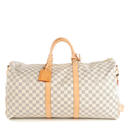 Louis Vuitton Damier Azur Keepall Bandouliere 55 1 of 6