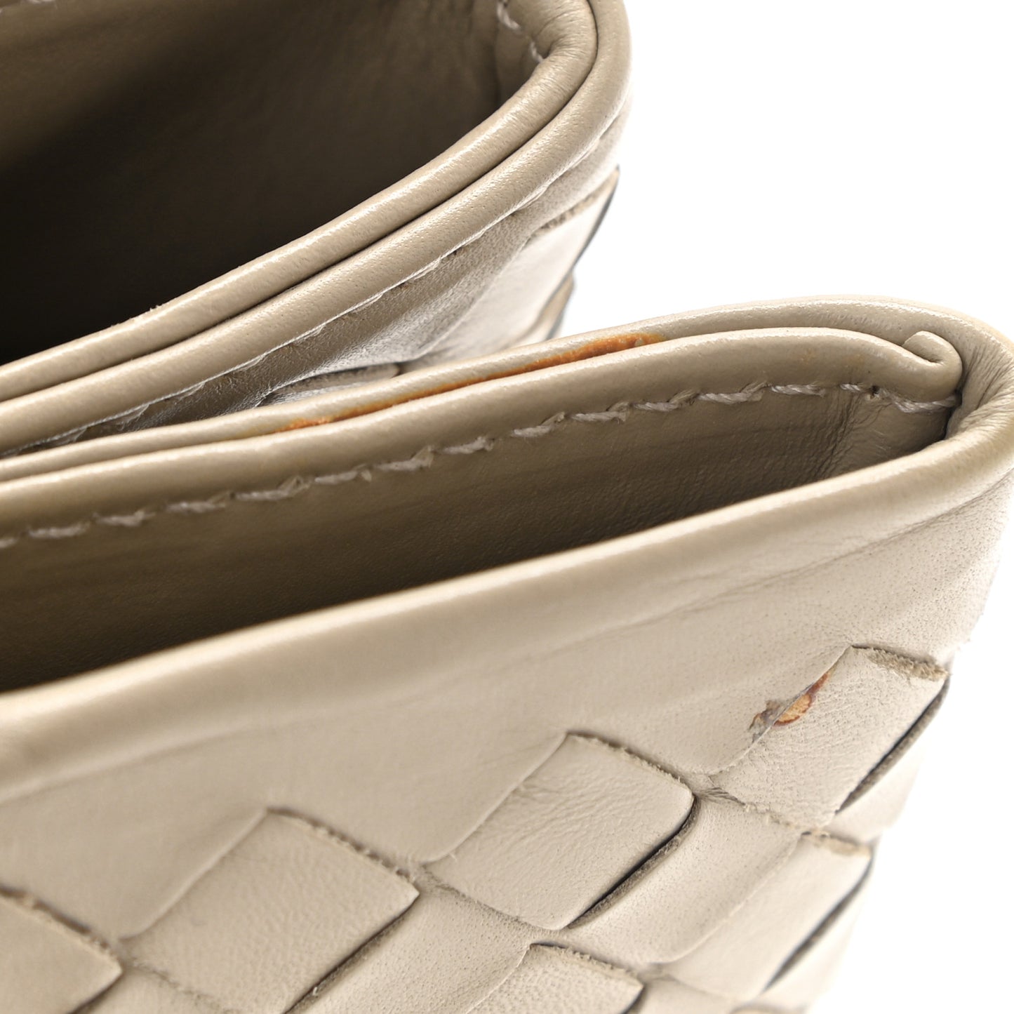 Light Calf Intrecciato Small Roma New Sand