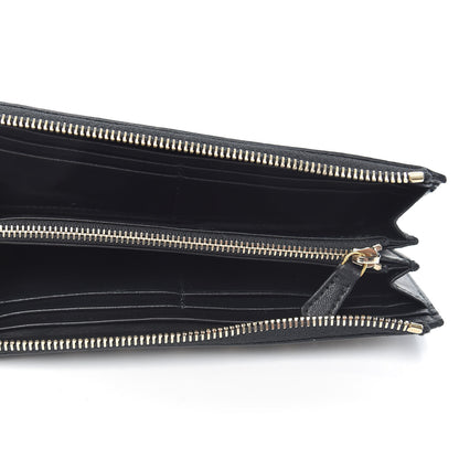 Alexander McQueen Nappa Studded Skull Zip Around Wallet Black 5 of 9