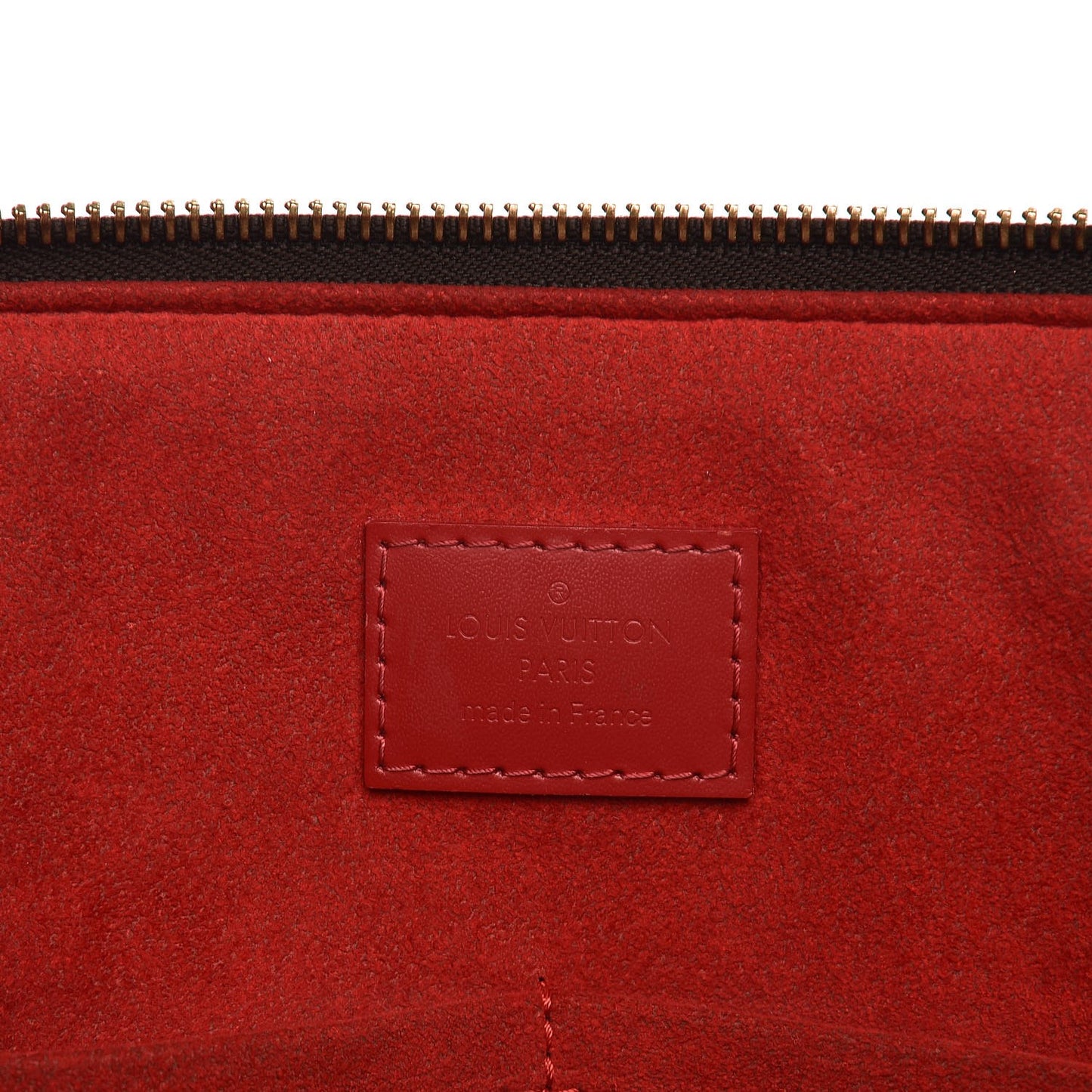 Damier Ebene Caissa Tote MM Cherry