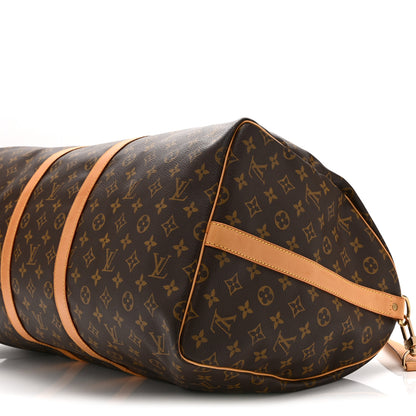Louis Vuitton Monogram Keepall Bandouliere 55 9 of 9