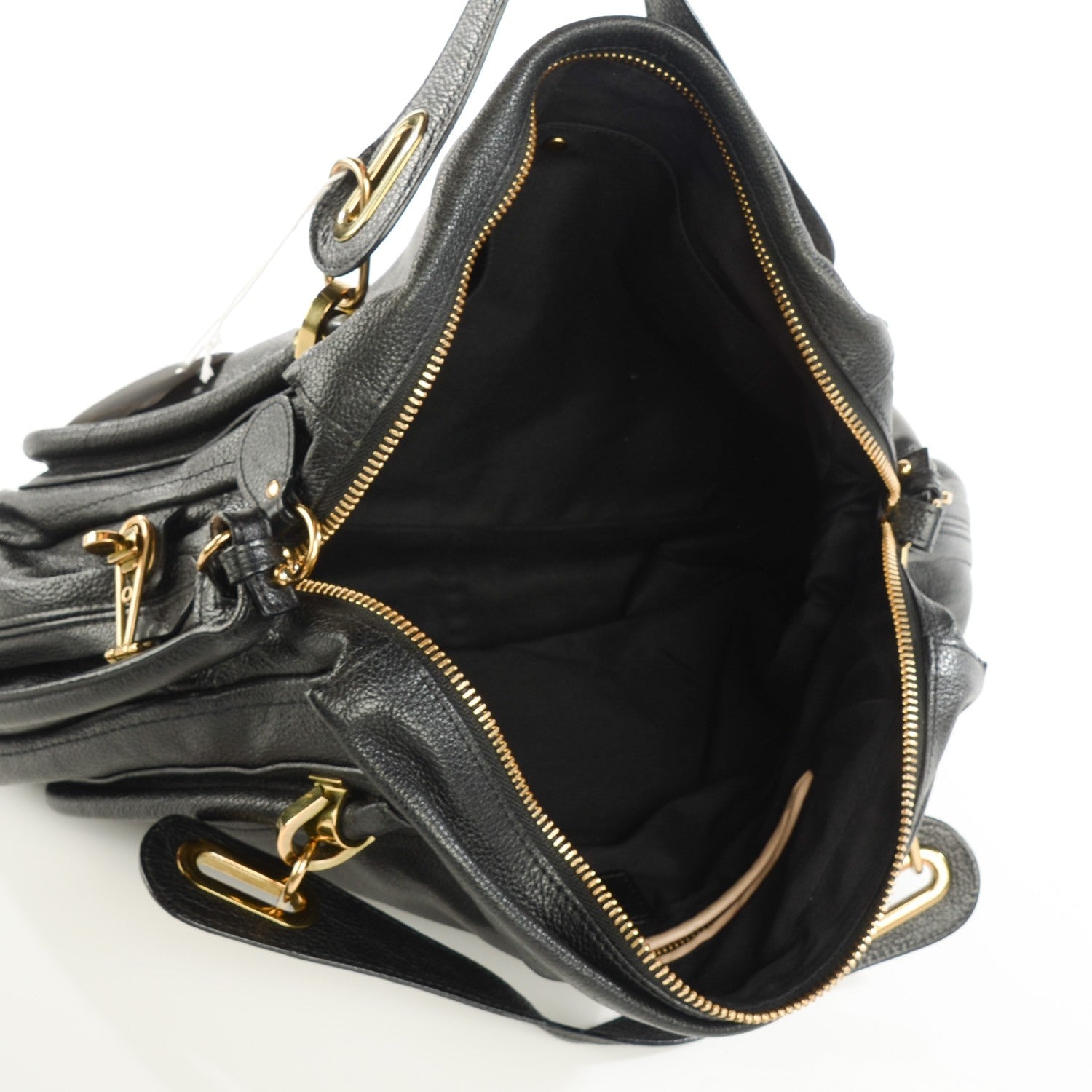 Chloe Calfskin Large Paraty Black 5 of 8