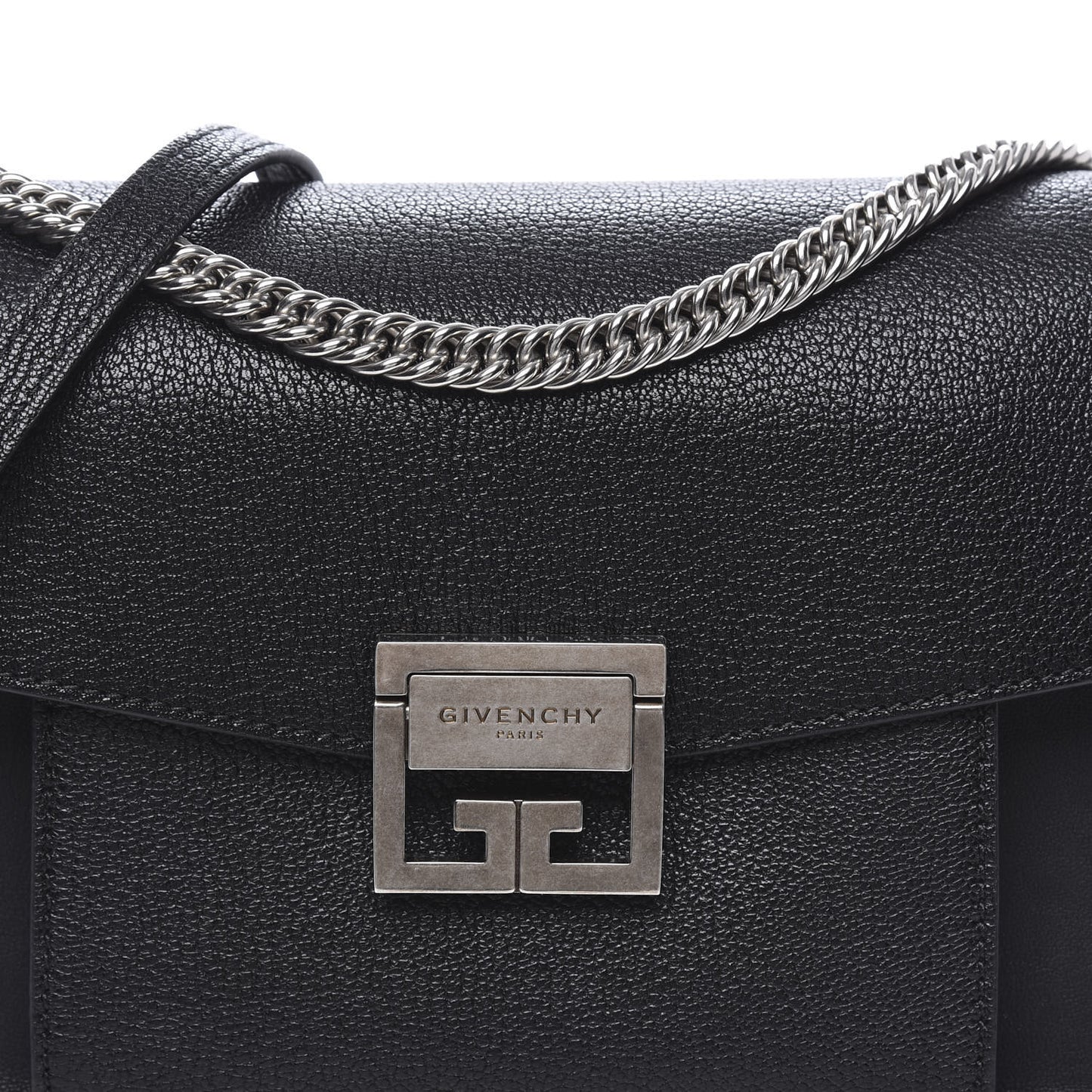 Goatskin Small GV3 Shoulder Bag Black