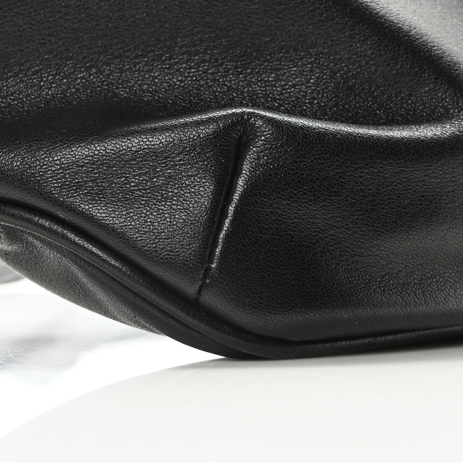 Saint Laurent Lambskin Monogram Belt Bag Black 9 of 10