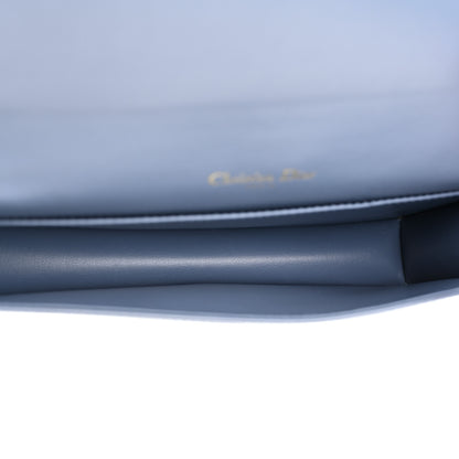 Christian Dior Patent Cannage Lady Dior Convertible Clutch Cloud Blue 6 of 12
