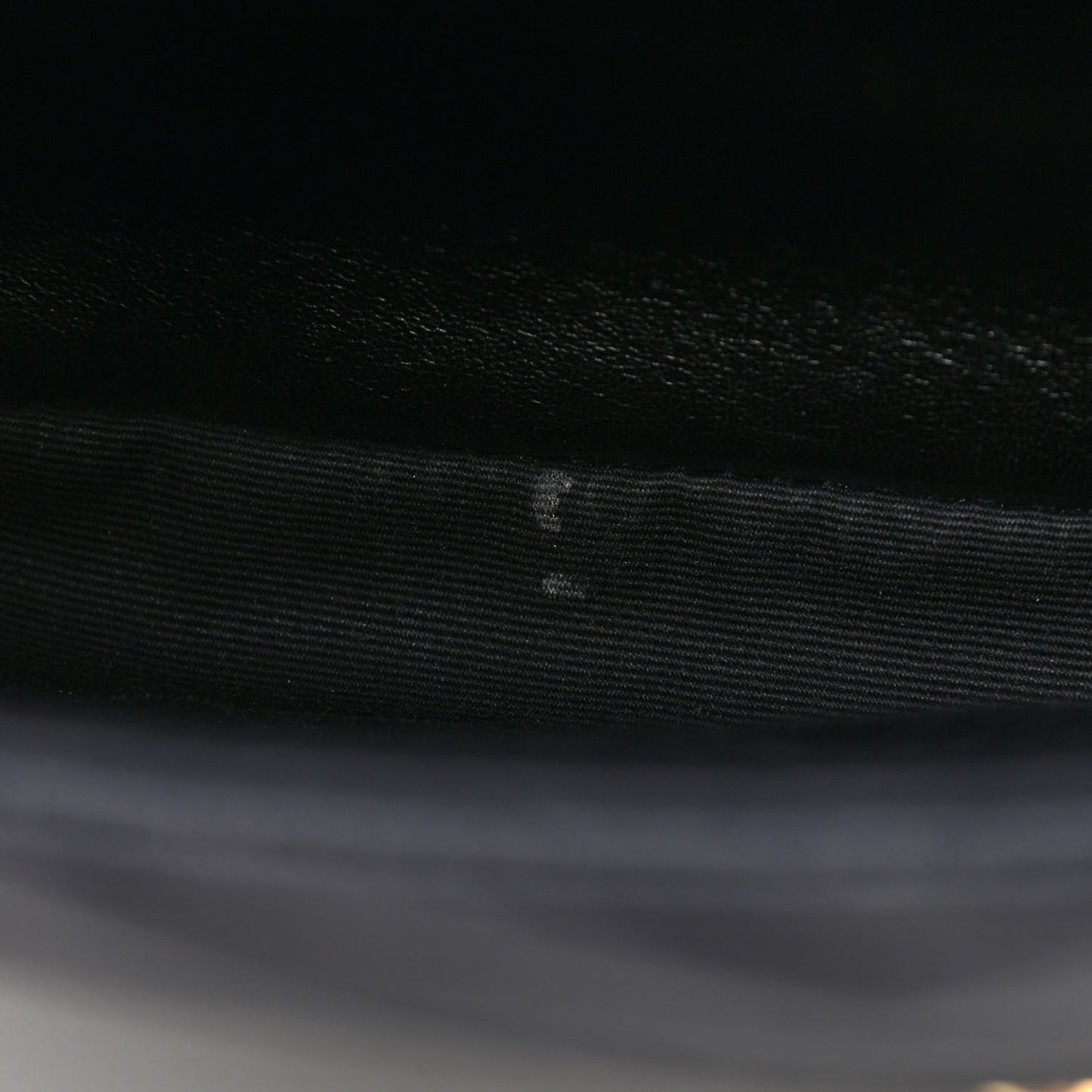 Lambskin Matelasse Chevron Monogram Medium College Bag Deep Marine