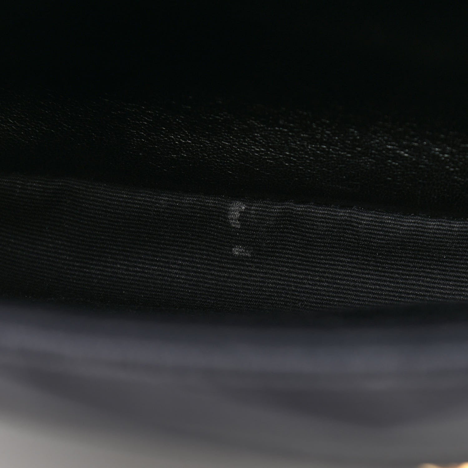 Saint Laurent Lambskin Matelasse Chevron Monogram Medium College Bag Deep Marine 12 of 16