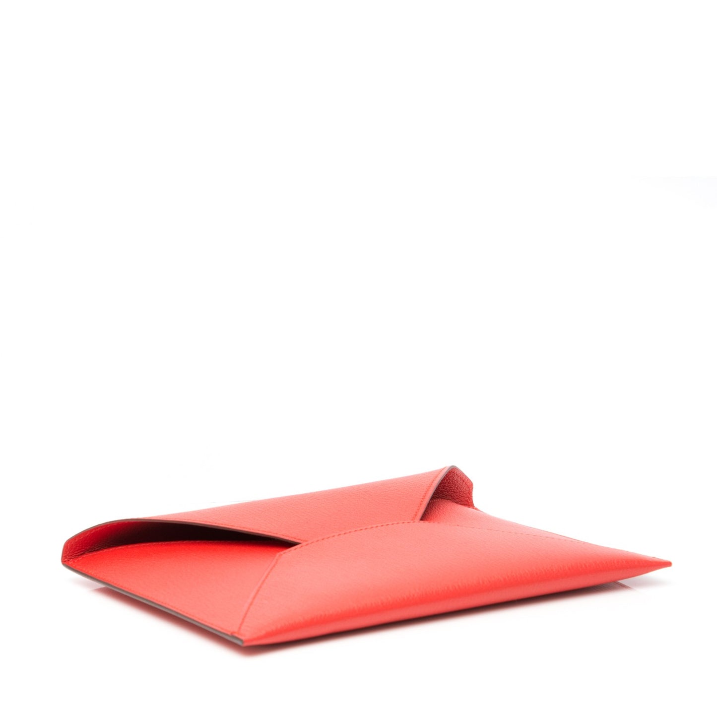 Chévre Mysore Envelope Trio Wallet Rouge Tomate Orange Lime