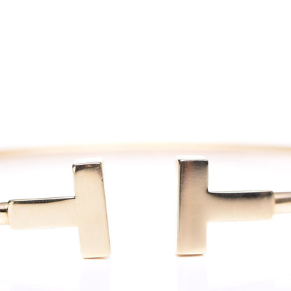 Tiffany 18K Yellow Gold T Wire Bracelet 8 of 11