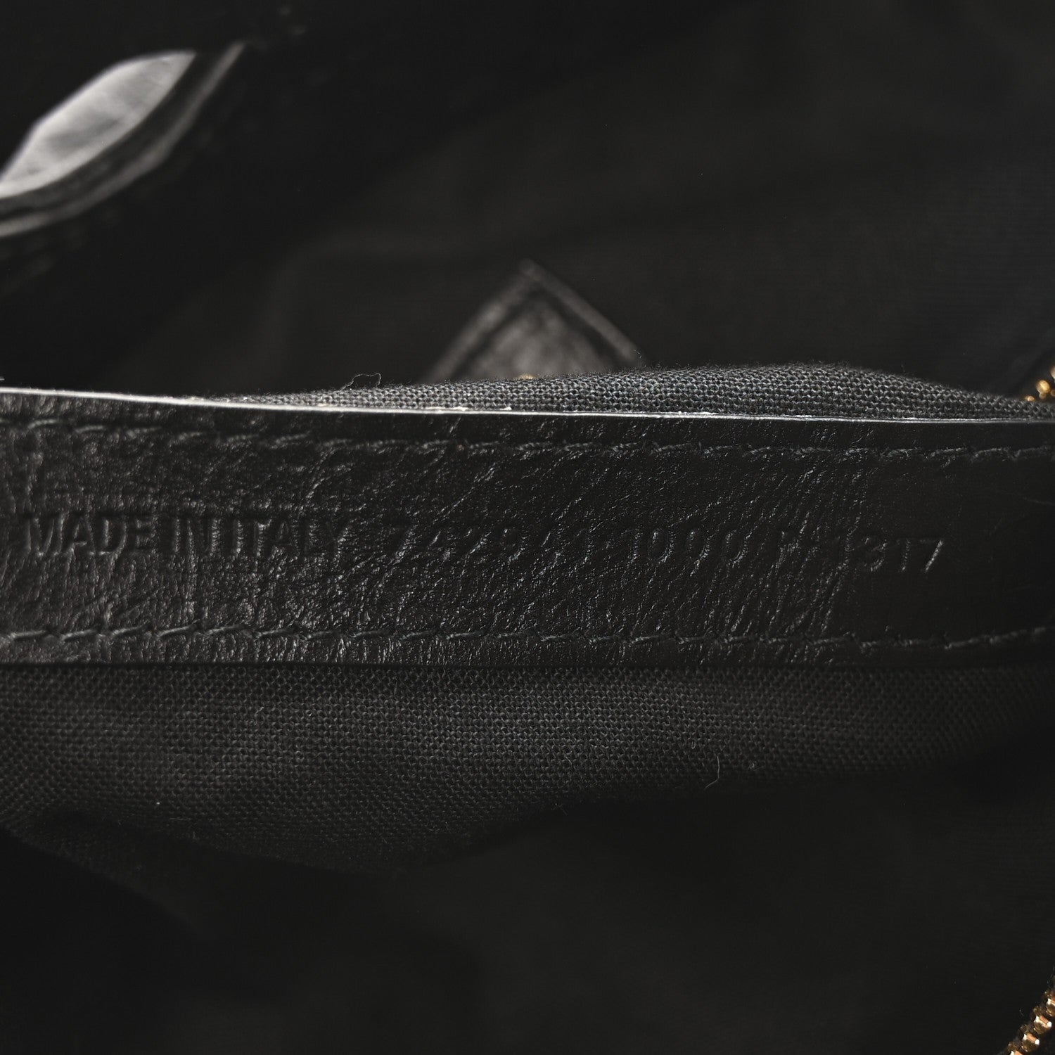 Balenciaga Crushed Calfskin Medium Crush Tote Bag Black 7 of 10