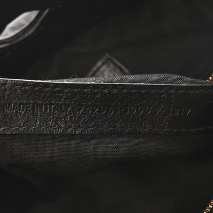 Balenciaga Crushed Calfskin Medium Crush Tote Bag Black 7 of 10