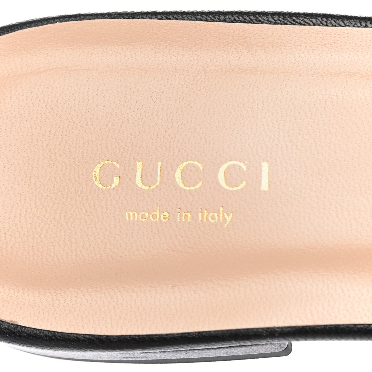 Gucci Malaga Kid GG Marmont Flat Slide Sandals 39 Black 7 of 9