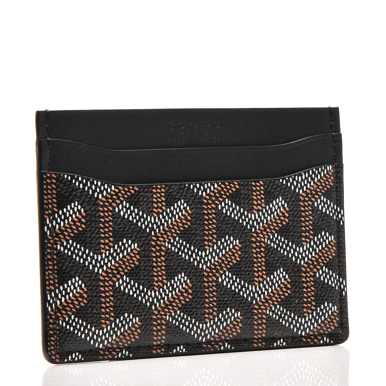 Goyard Goyardine Saint Sulpice Card Holder Black 3 of 6