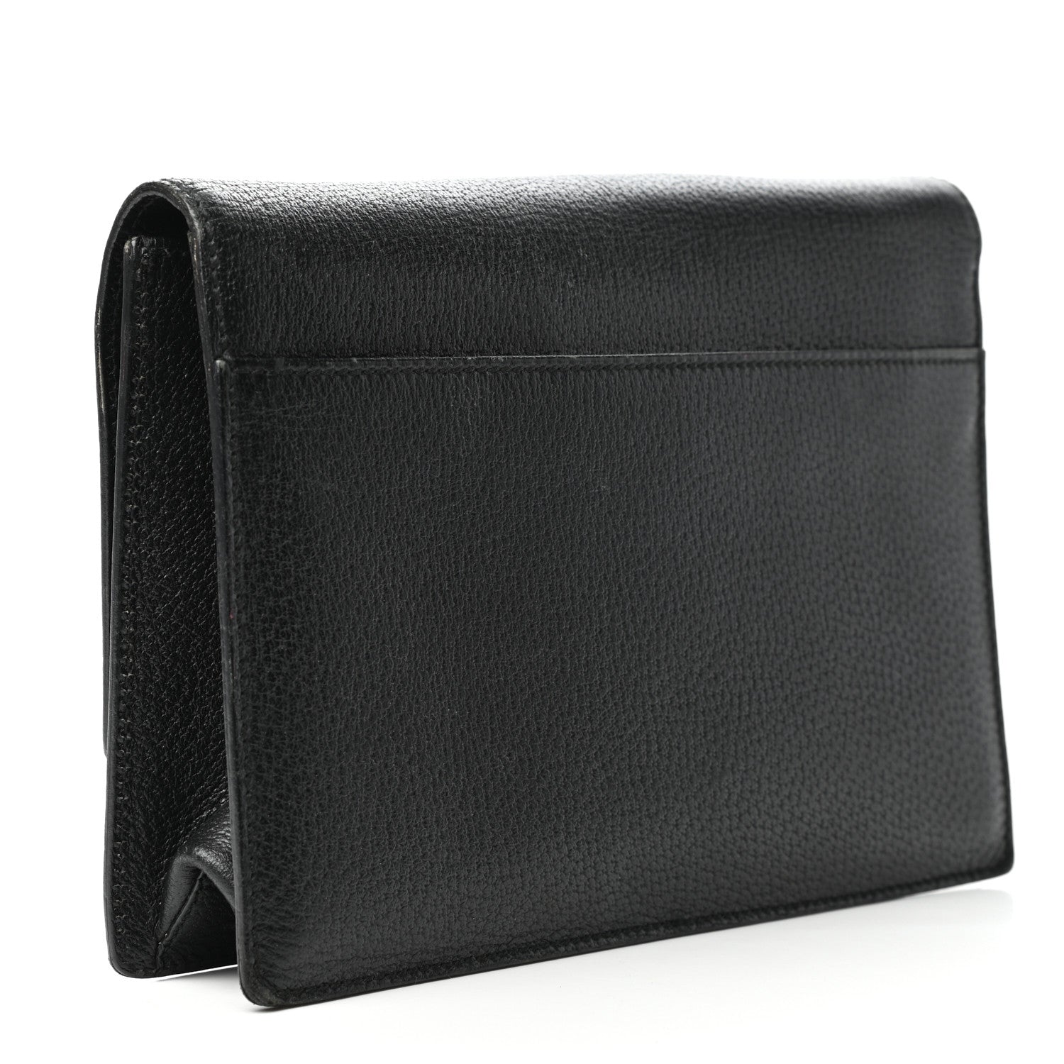Gucci Calfskin Wristlet Clutch Black 3 of 11