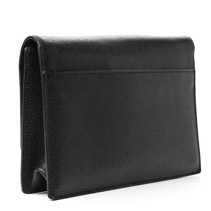 Gucci Calfskin Wristlet Clutch Black 3 of 11