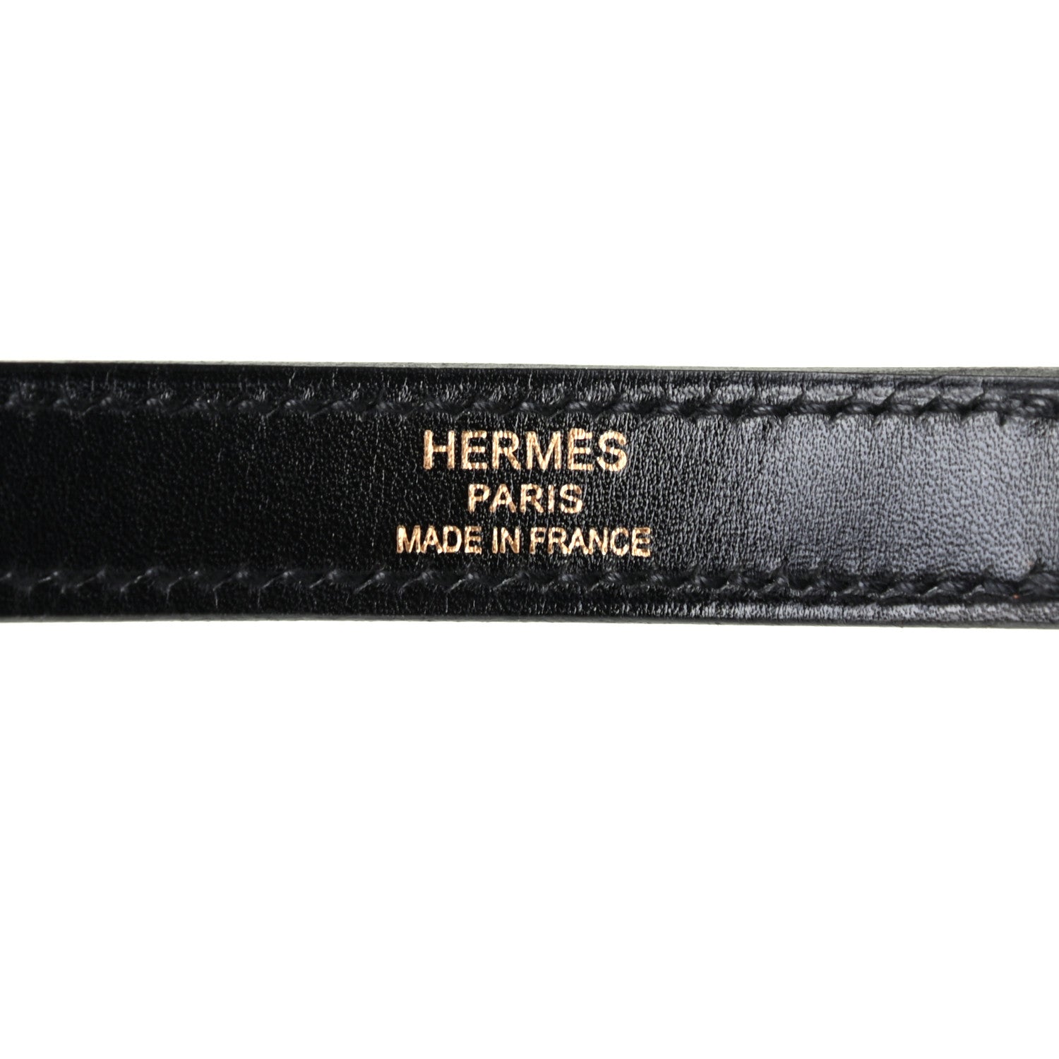 Hermes Box Kelly Shoulder Strap Black 3 of 5