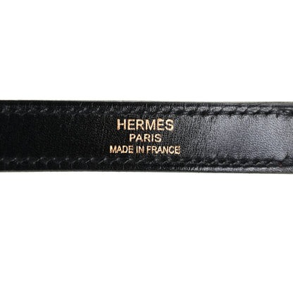 Hermes Box Kelly Shoulder Strap Black 3 of 5