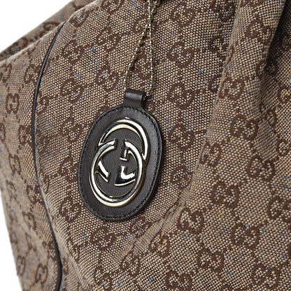 Gucci Monogram Large Sukey Tote Dark Brown 18 of 23