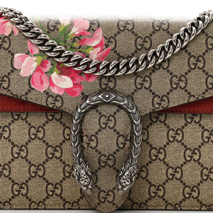 Gucci GG Supreme Monogram Blooms Small Dionysus Shoulder Bag Beige Multicolor Dry Rose 8 of 12