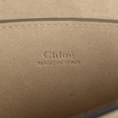 Chloe Suede Calfskin Small Faye Shoulder Bag Motty Grey 6 of 8