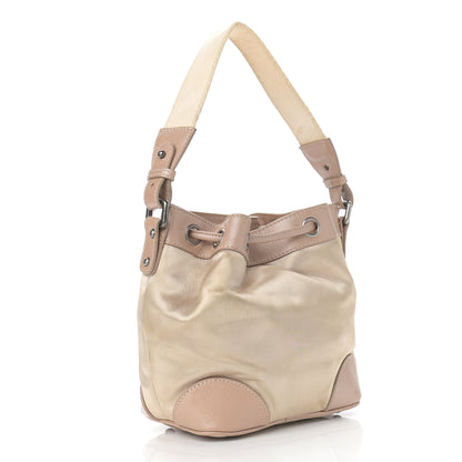 Chanel Satin Caviar CC Drawstring Bag Beige 3 of 17