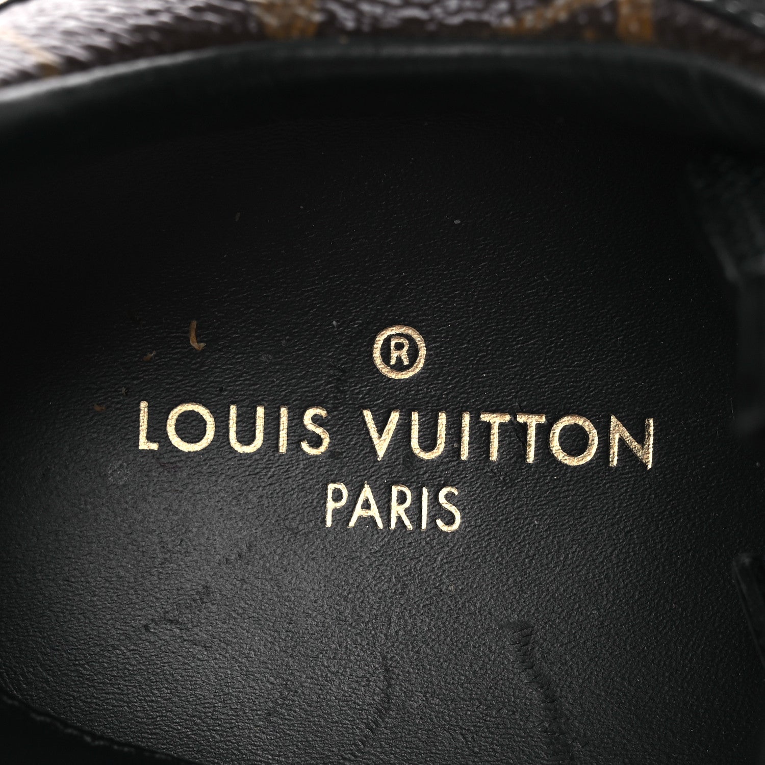 Louis Vuitton Suede Monogram Run Away Sneakers 36.5 Black 9 of 14
