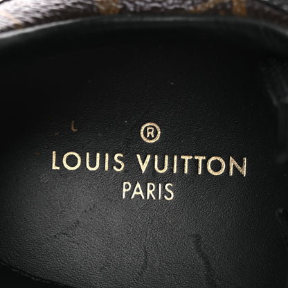 Louis Vuitton Suede Monogram Run Away Sneakers 36.5 Black 9 of 14