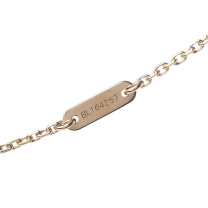 Van Cleef & Arpels 18K Yellow Gold Mother of Pearl Sweet Alhambra Heart Pendant Necklace 6 of 7