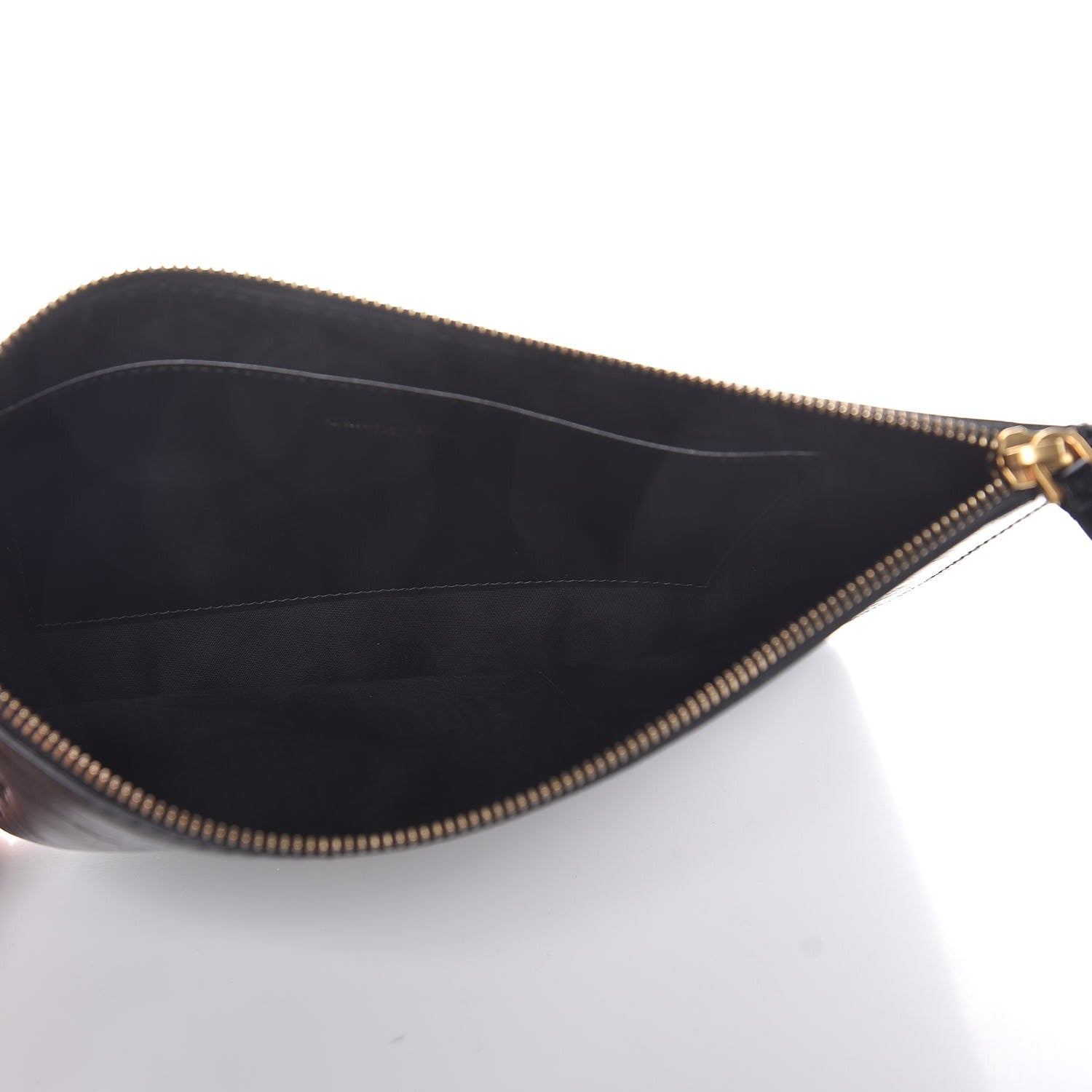 Christian Dior Crinkled Calfskin J'Adior Flat Clutch Black 5 of 6