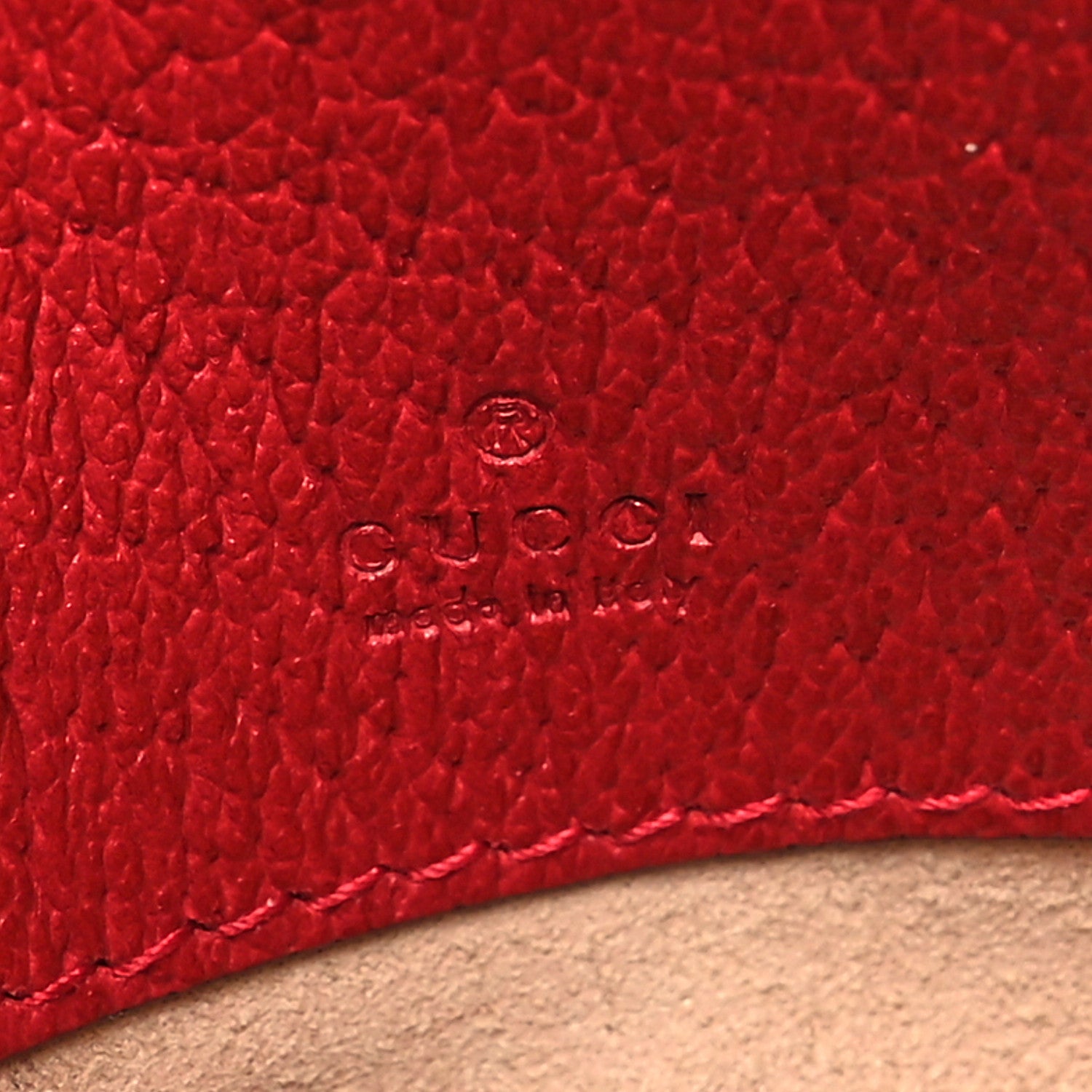 Gucci GG Supreme Monogram Web Flora Mini Ophidia Round Backpack Red 6 of 10