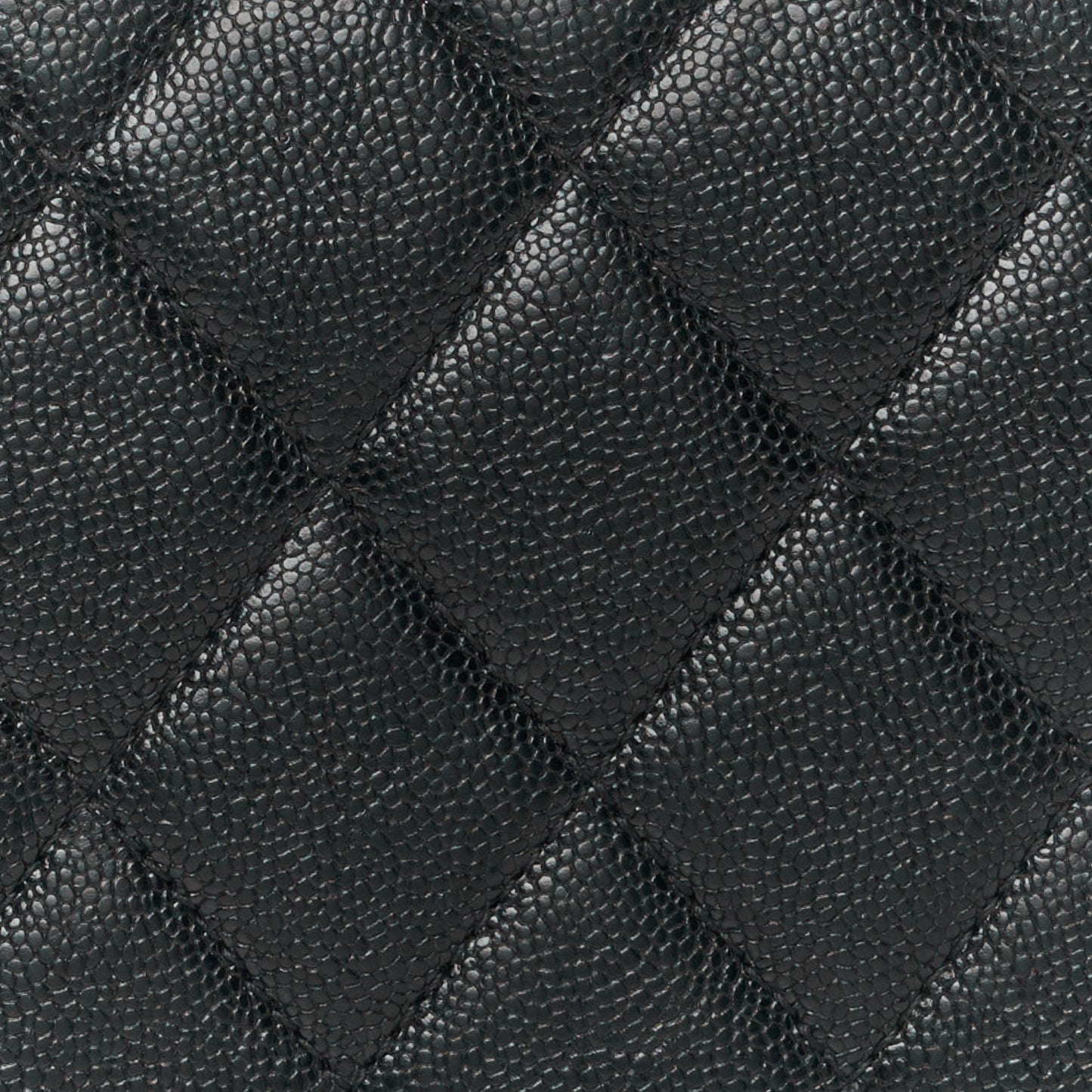 Caviar Quilted Boy Wallet On Chain WOC Black