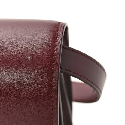 Celine Box Calfskin Small Classic Box Flap Bag Burgundy 11 of 13