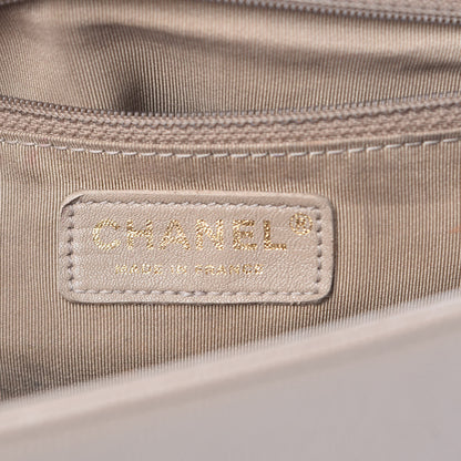 Chanel Caviar Quilted New Medium Boy Flap Dark Beige 6 of 12