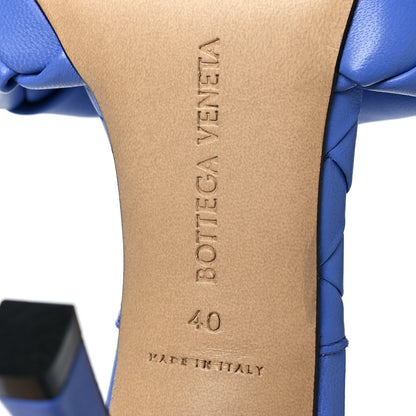 Bottega Veneta Nappa Maxi Intrecciato Lido Mule Sandals 40 Indigo 6 of 7