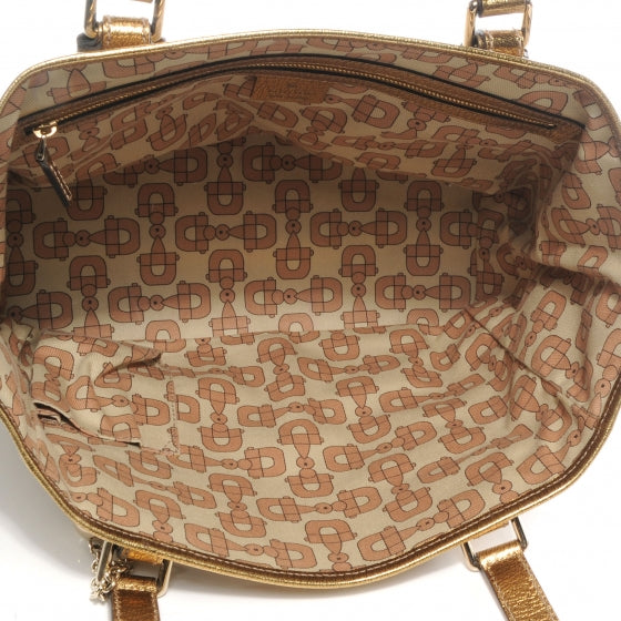 Gucci Monogram Medium Jolicoeur Tote Metallic 5 of 7