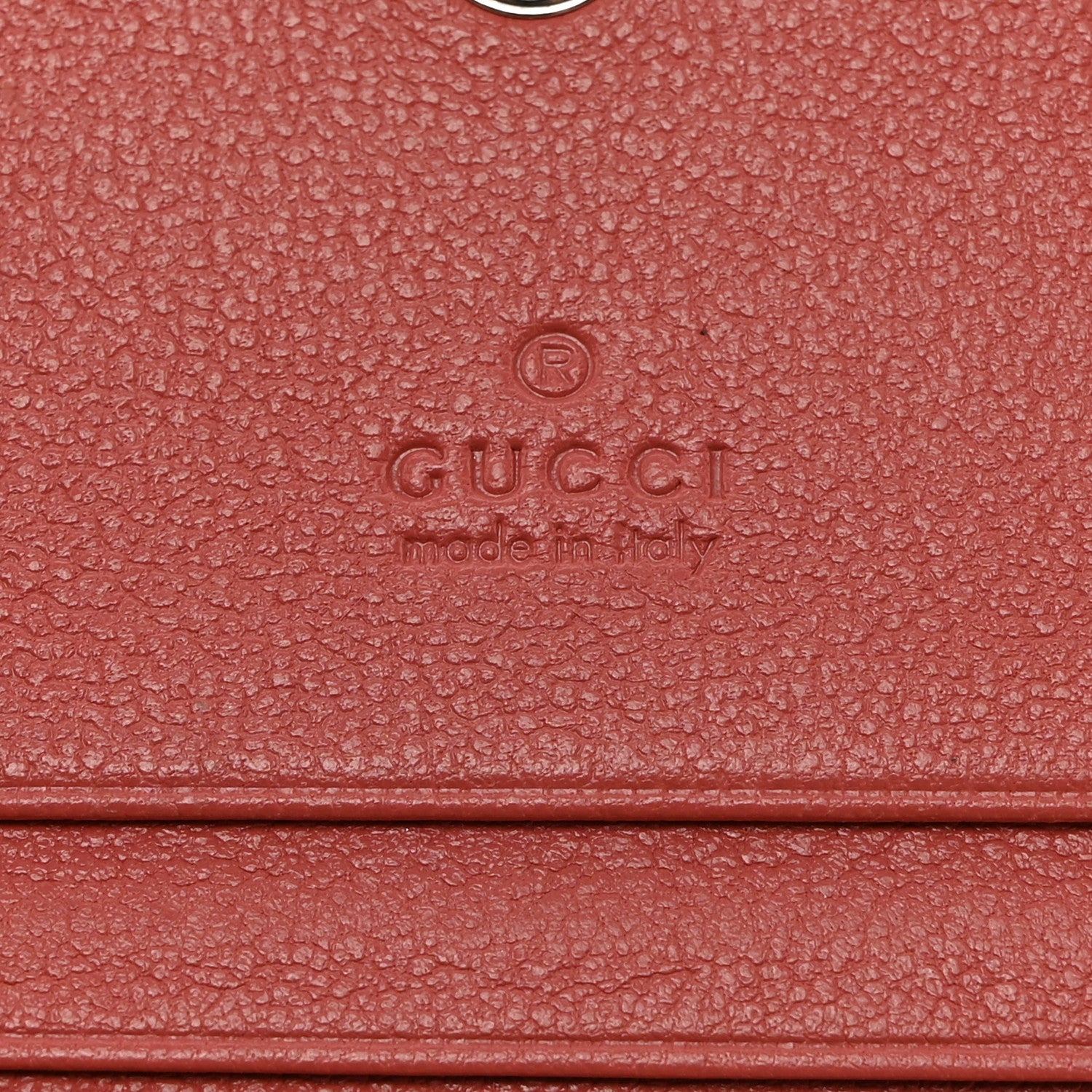 Gucci Sakai Be Green Calfskin Diagonal Stitched Blondie Card Case Wallet Pink 6 of 8