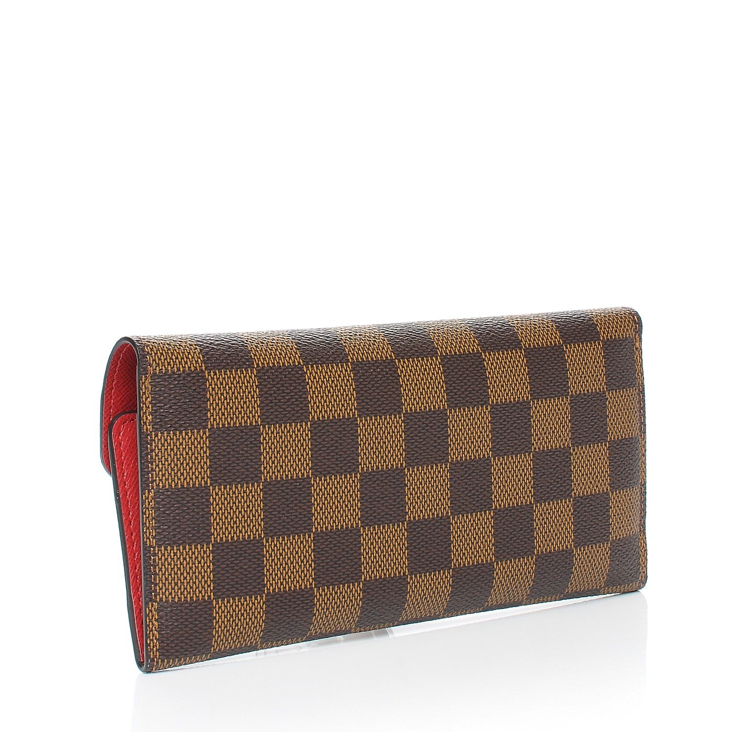 Louis Vuitton Damier Ebene Josephine Wallet Red 3 of 9